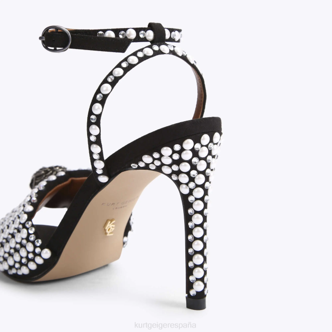 Kurt Geiger mujer sandalia kensington londres 2LPR420 | calzados blanco negro